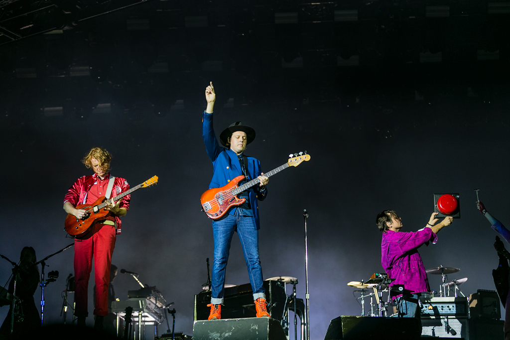 Arcade Fire performs at Pukkelpop 2018