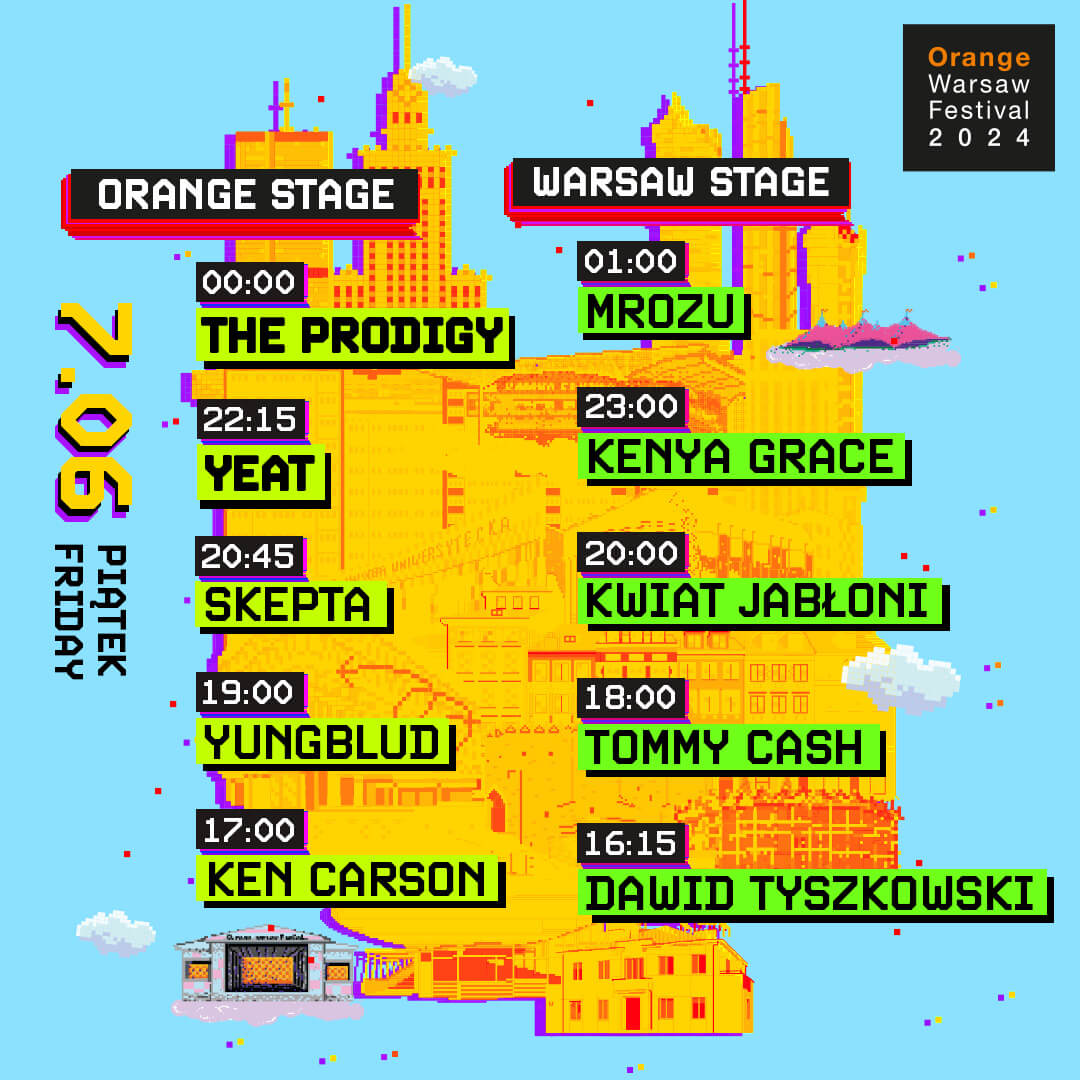 Orange Warsaw Festiwal 2024 timeup