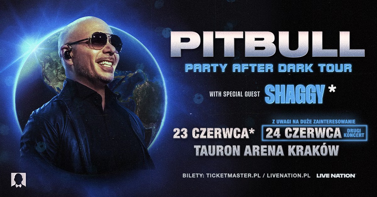 Pitbull in Krakow afisha