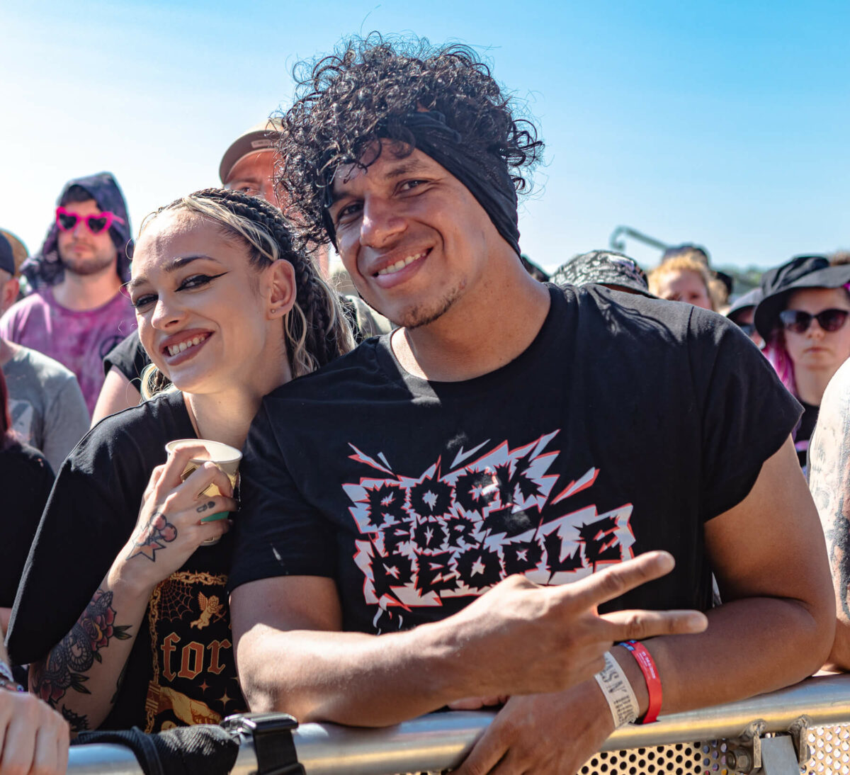 Festival people at Rock for People 2025