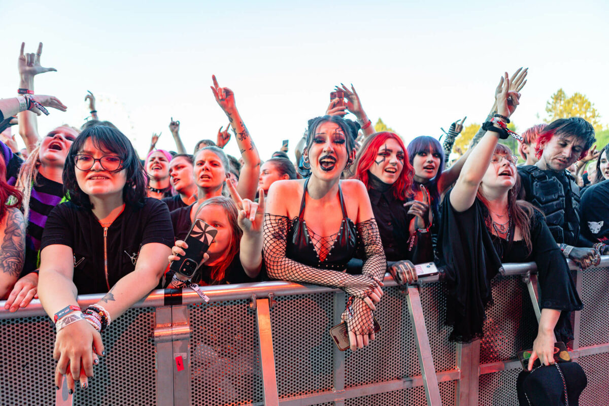 Festival people at Rock for People 2025
