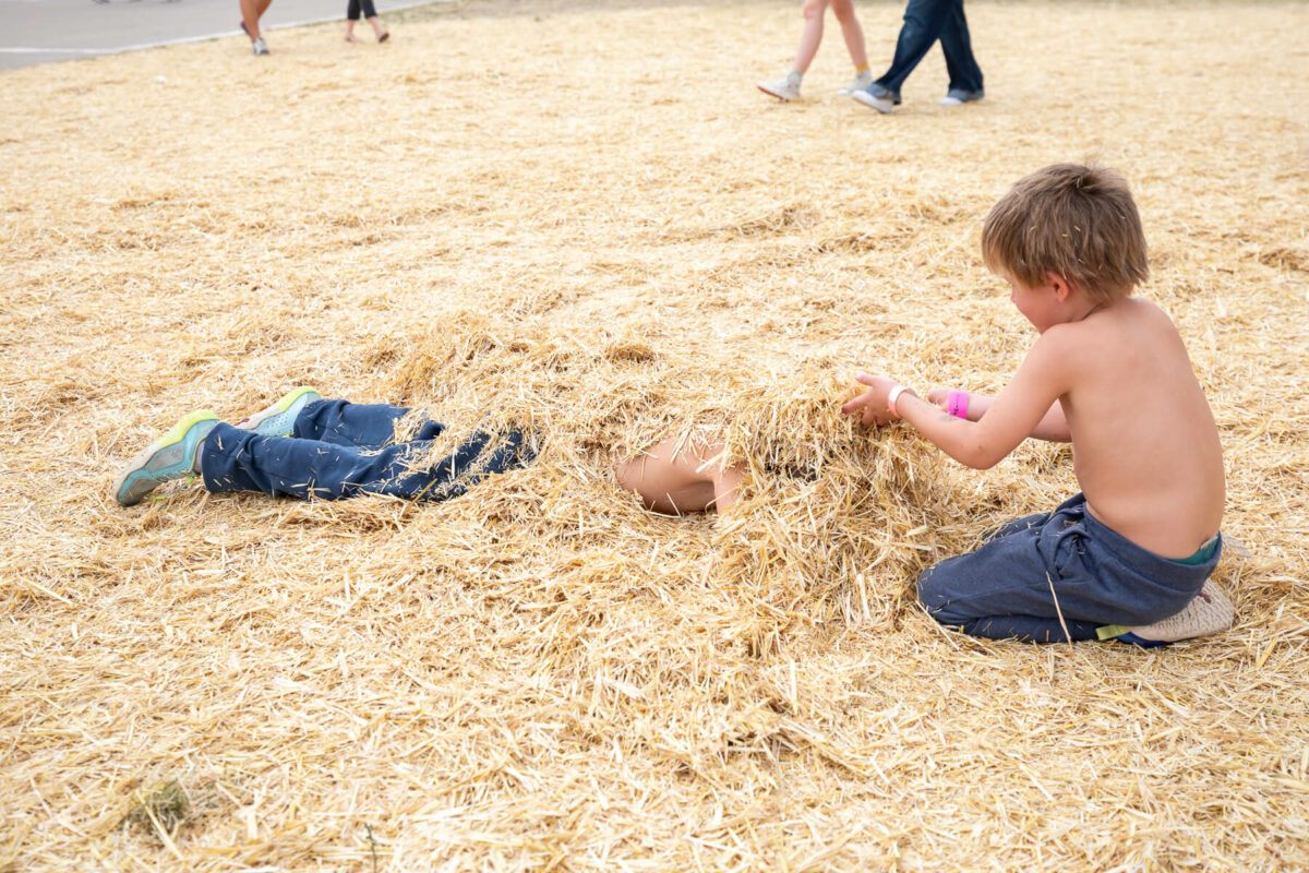 Kids at Pohoda festival