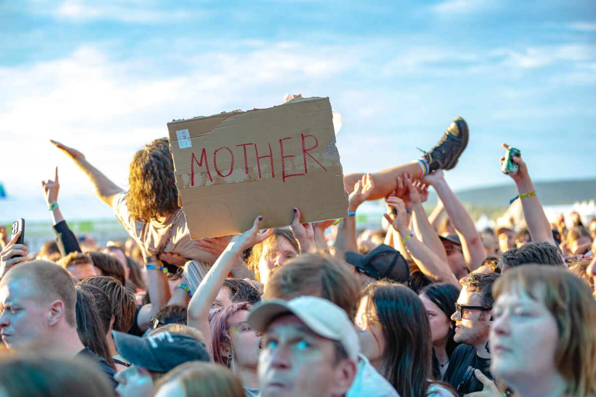 Crowdsurfing at Pohoda festival 2026