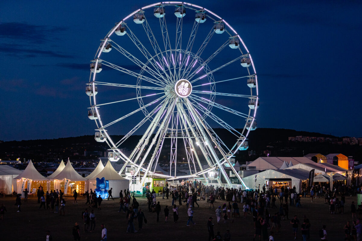 Ferry wheel at Pohoda festival